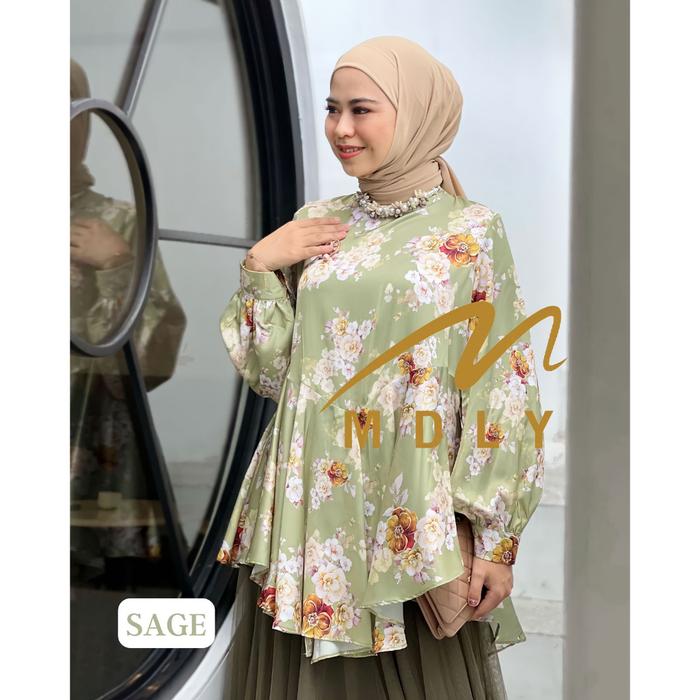Promo MDLY Baju atasan wanita Sadira Tunik COD
