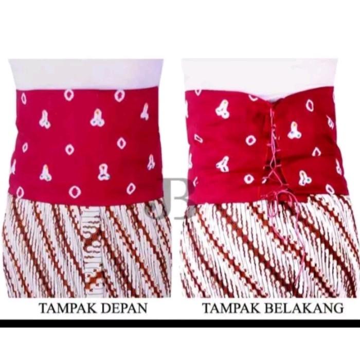 PREMIUM stagen jumputan angkin instan korset baju adat jawa kartini jogja