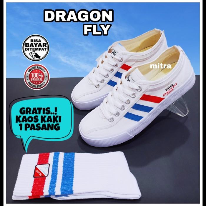 Sepatu Capung Dragonfly Ori Falcon Putih Sepatu Pria Murah + K Kaki