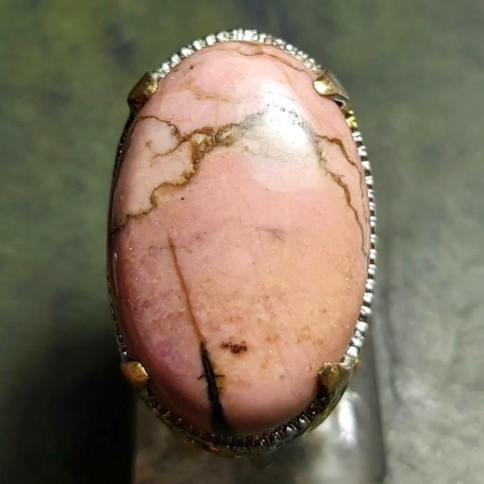 PREMIUM Red Borneo Jumbo - Cincin Batu Akik 01