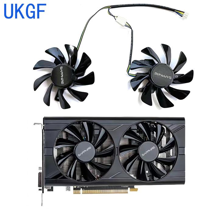 85MM 4PIN FDC12HD9-C T129215SU RX 580 GPU fan  Sapphire RX 580 2048SP 8G D5 graphics card