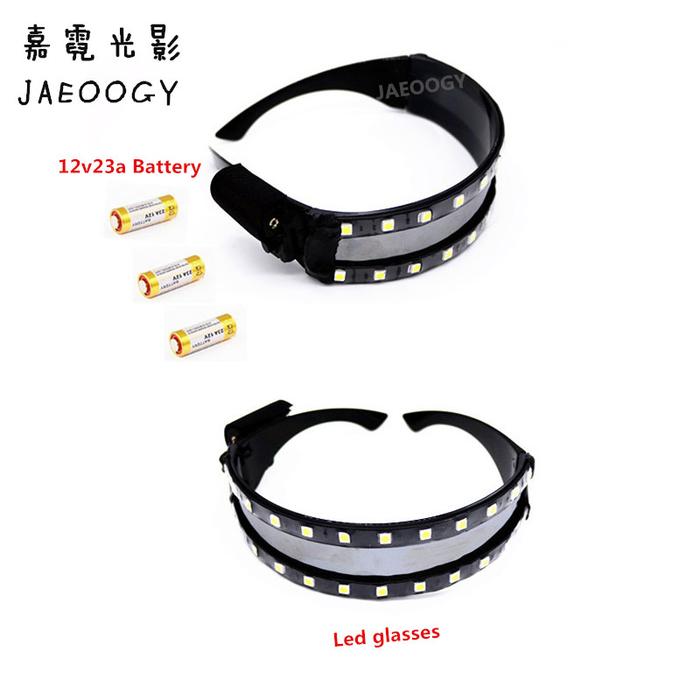 LED Glowing Gloves with Fluorescent Show, Creative Personality, Halloween, Christmas, Stage, DJ Sing