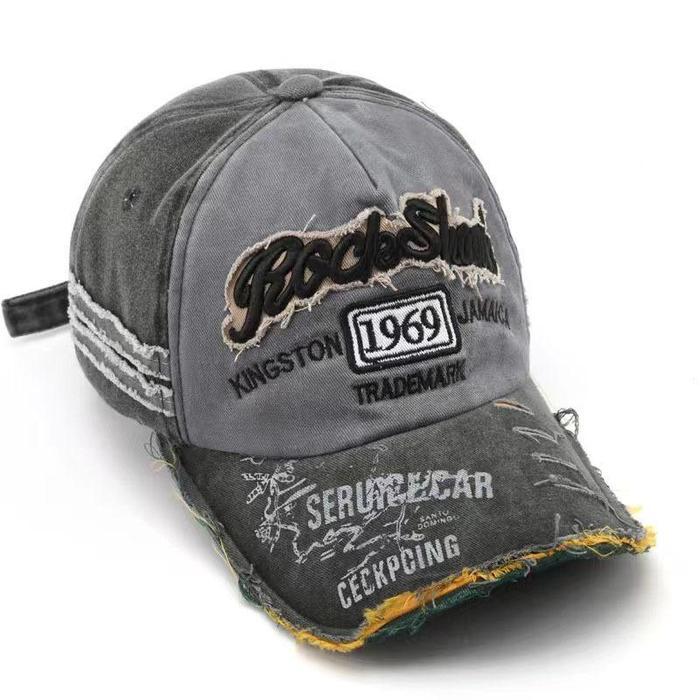 Cod&Ready Topi Baseball Black Rebel Casual Cap /Topi Bisbol Black Rebel Kasual Fashionmall828 Terbar