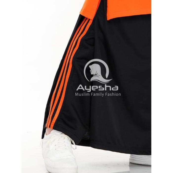 [BEST SELLER] BAJU OLAHRAGA MUSLIM ORANGE ROK CELANA KAOS SENAM ORANYE PKS SPORTS