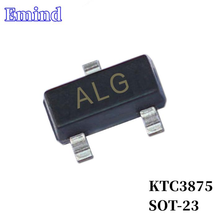 100~3000Pcs KTC3875 SMD Transistor Footprint SOT-23 Silkscreen ALG Type NPN 50V/150mA Bipolar Amplif