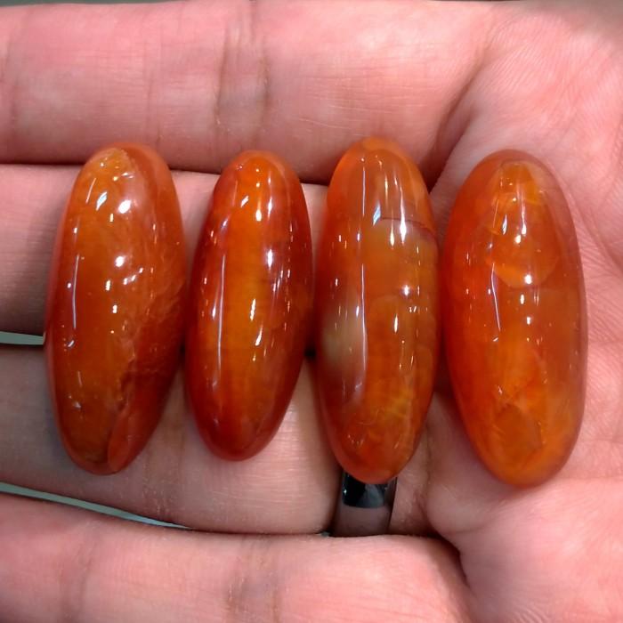 PREMIUM Batu Akik Mulia Asli Pandan Merah Atau Pandan Putih / Kapas Crystal