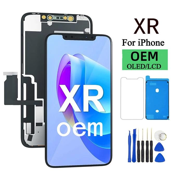 100% Excellent OLED Pantalla iphone XR LCD Display Touch Screen Digitizer Assembly iPhone XR LCD R