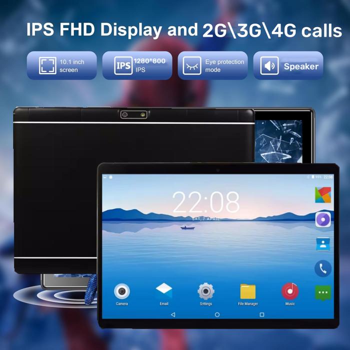 10.1 INCH 1GBDDR3 RAM 16GB ROM 4G Phone Call Andriod 7.0 Tablet PC MTK6592 Quad-Core 1.3GH 800 x 128