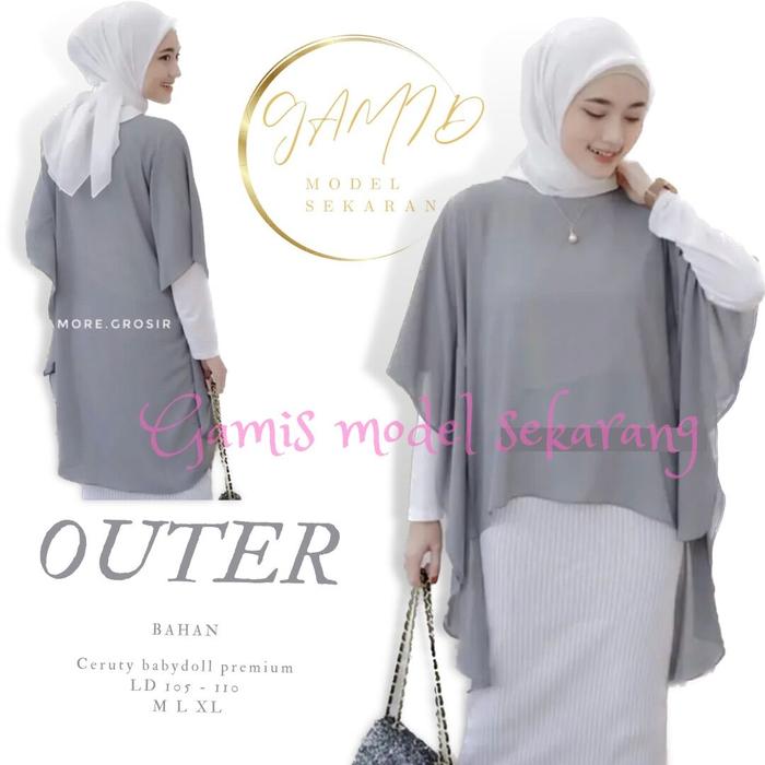 oter outer baju atasan wanita dewasa kekinian / baju outer outher ceruty ceruti seruti / baju wanita