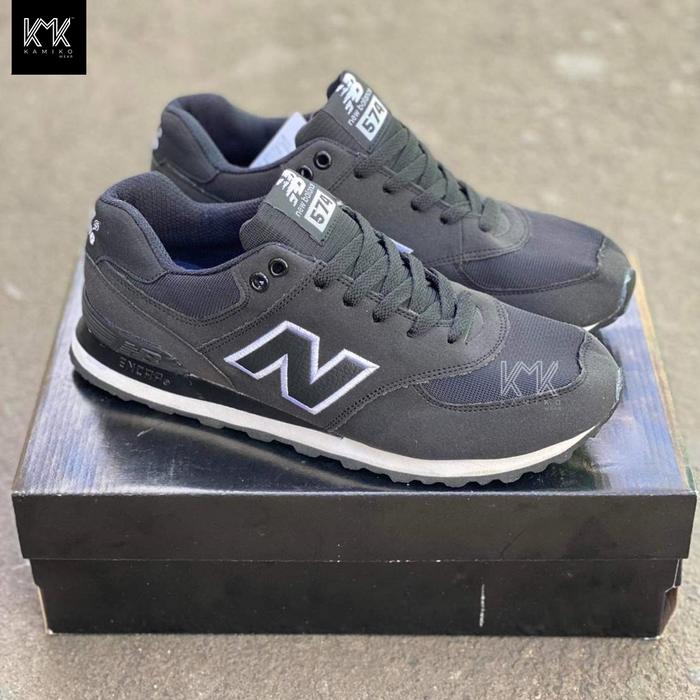 Sneakers Full Hitam NB 574 Encap (UNISEX) High Quality Best Seller