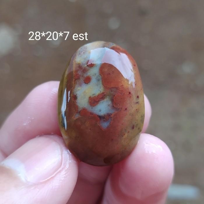 PREMIUM [BISA COD] Batu akik pancawarna garut marsih, bahan pola kasar