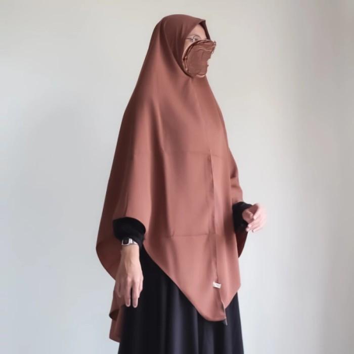 BARU (Mahzhuuzh)_Khimar Yuraz Nonpet Cutting V Wolfis Premium size XL