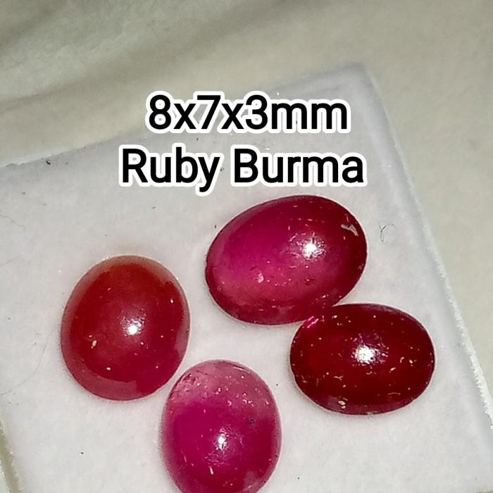PREMIUM batu ruby burma /batu permata /batu merah siam /batu akik /batu ruby