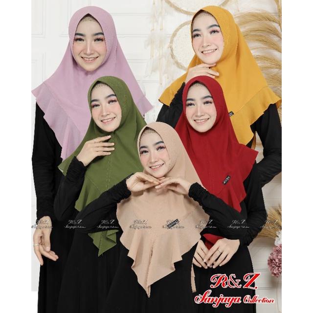 KHIMAR MALIKA CERUTY 2 LAYER R&Z SANJAYA COLLECTION TERLARIS