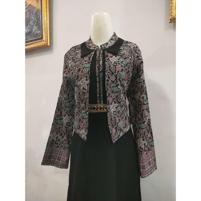 Gamis Batik Rompi / Gamis Bolero Batik / Gamis Bolero / Gamis Blezer Batik