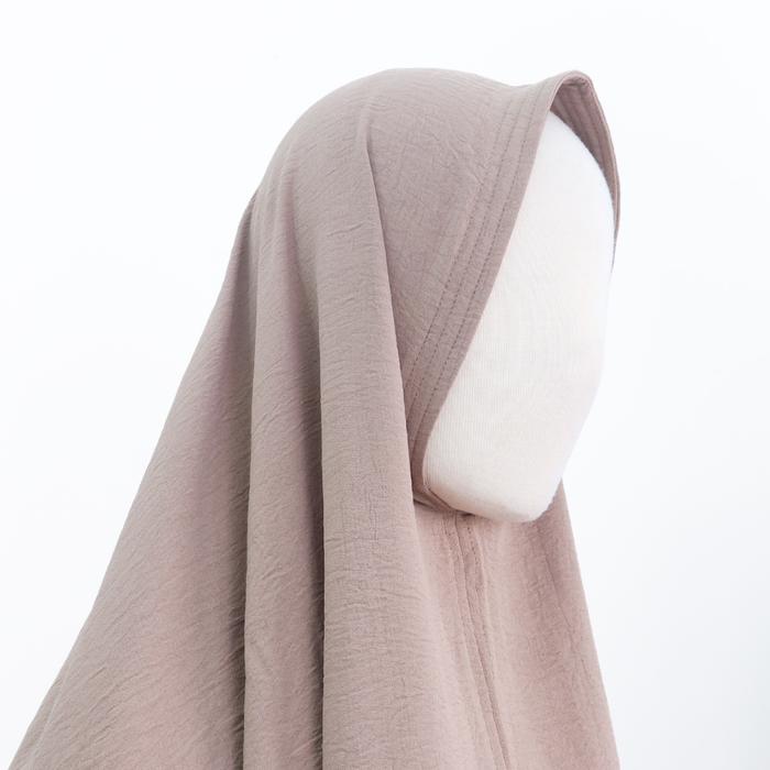 Nusseyba Fateena Khimar Cringkle Khimar Bolong Tangan Khimar Umroh Syari
