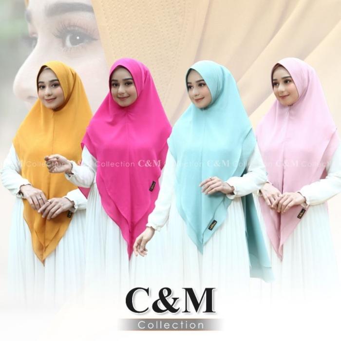 KHIMAR NABILA 2LAYER/KHIMAR JUMBO 2LAYER/HIJAB CERUTY BABYDOLL/KHIMAR PET ANTEM 2LAYER/KHIMAR CERUTY