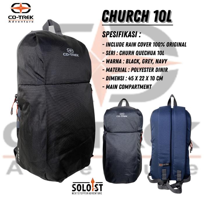 TERLARIS- TAS RANSEL 10 LITER COTREK CHURCH | COTREK TAS SEKOLAH TAS PUNGGUNG TRAVEL 10L CHURCH