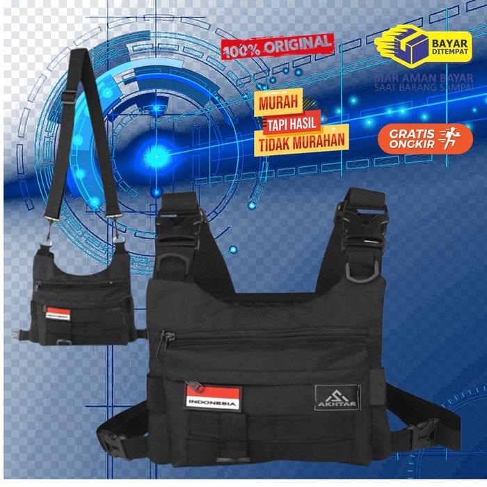 (BARU) TAS DADA TACTICAL ORIGINAL TERBARU KEKINIAN CHEST BAG DADA PRIA ROMPI POLISI TNI MURAH MULTI 