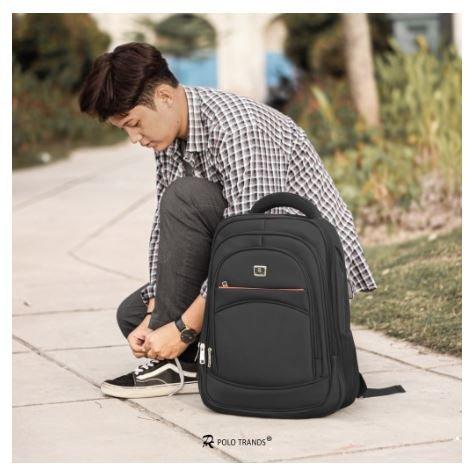 Tas Polo Trands Ransel Pria Expandable 34L Tas Ransel Laptop