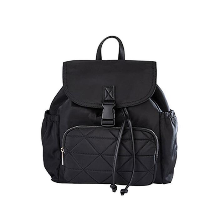 PAYLESS BRASH ROYALTY ACCESSORIES RAJA QUILT BACKPACK - BLACK_16