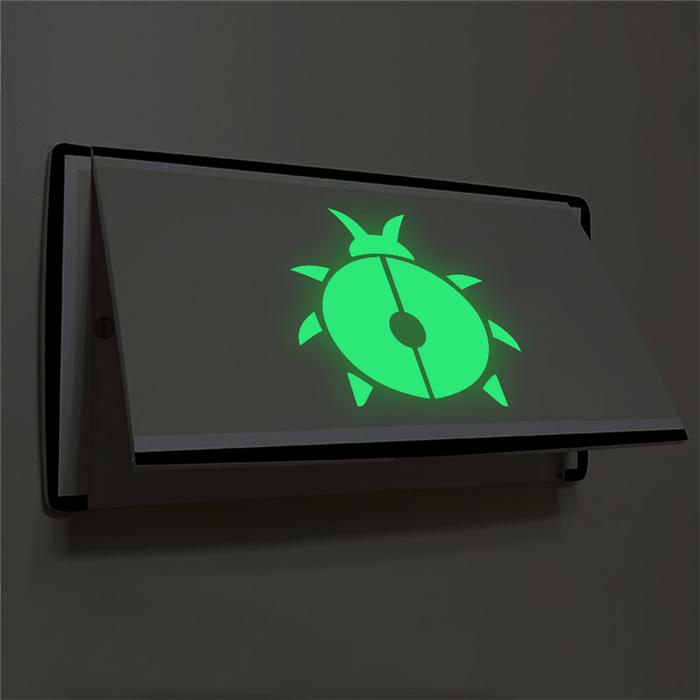 Creative Cat Dog Fairy Car Pattern Switch Stickers Glow In The Dark Wall Decals Kids Room Home Decor