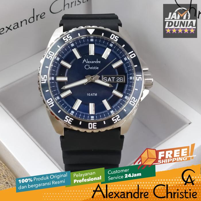 JAM PRIA ALEXANDRE CHRISTIE ORIGINAL SILVER BLACK 6512 AC 6512 AC6512