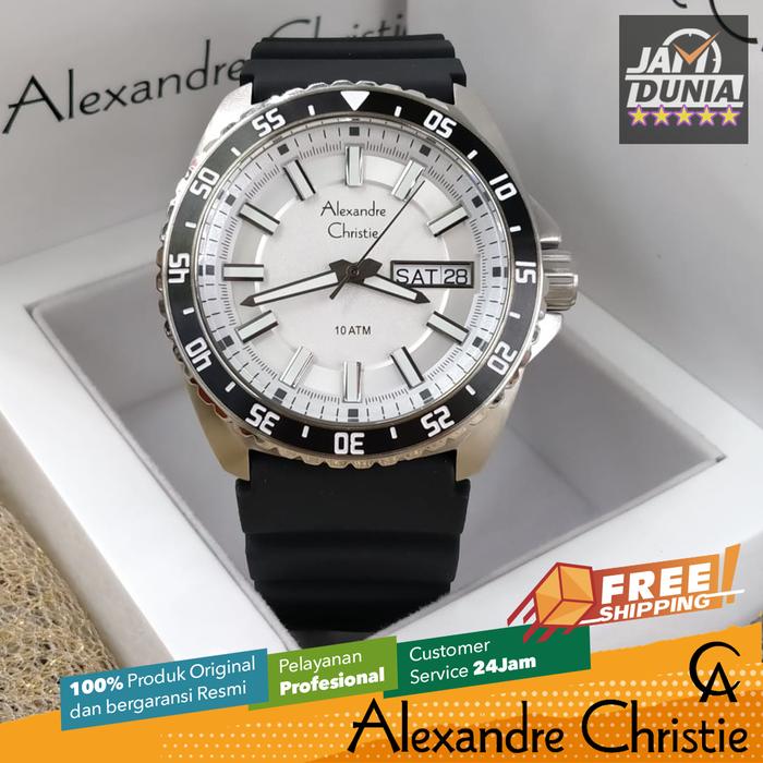 JAM PRIA ALEXANDRE CHRISTIE ORIGINAL SILVER BLACK AC 6512 AC6512 6512
