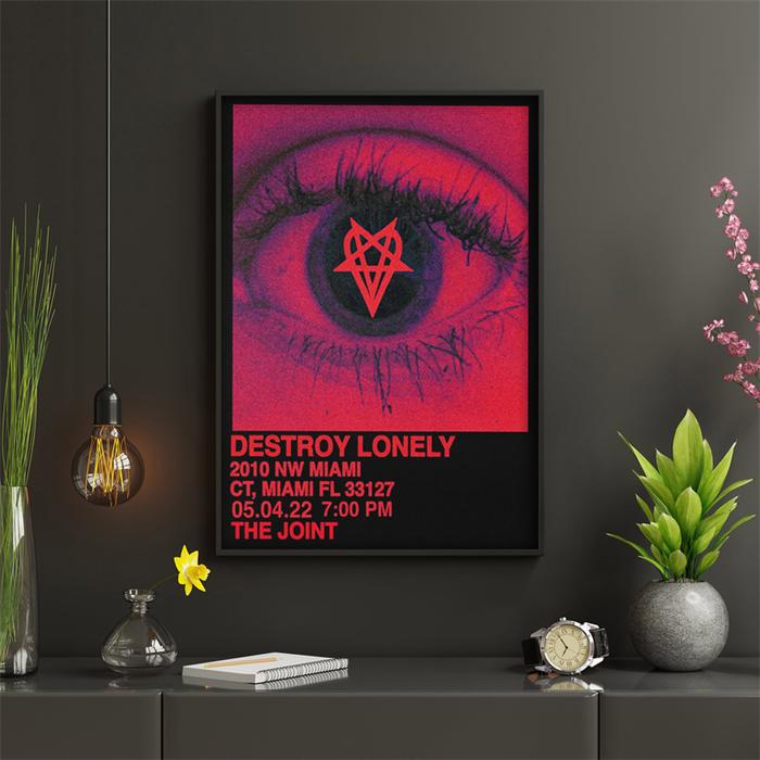 Pop Hip Hop Rapper Destroy Lonely Poster Music Album If Looks Could Kill No Stylist Single Ep Canvas