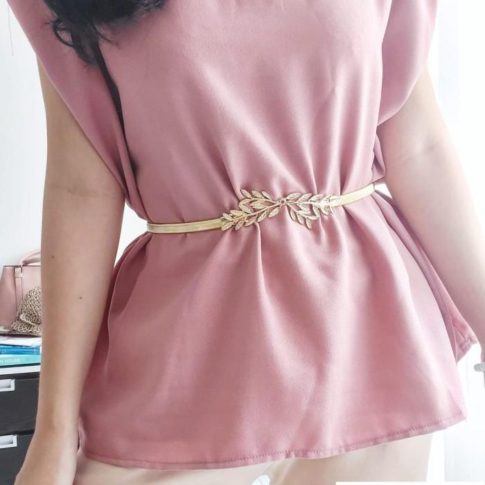Helix Belt - Leaf Gold Per Belt Daun Import Terbaru