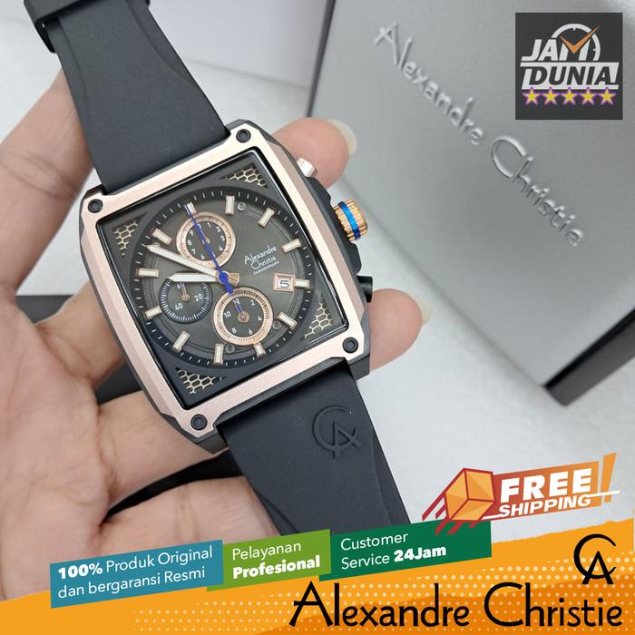 JAM PRIA ALEXANDRE CHRISTIE ORI CHRONO BLACK ROSE 6614 AC 6614 AC6614