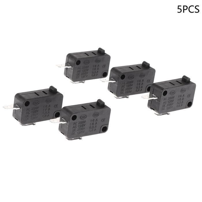 5pcs Microwave Oven Door Micro Switch Washing Machine Rice Cooker Pot Micro Switch 2pins Micro Switc