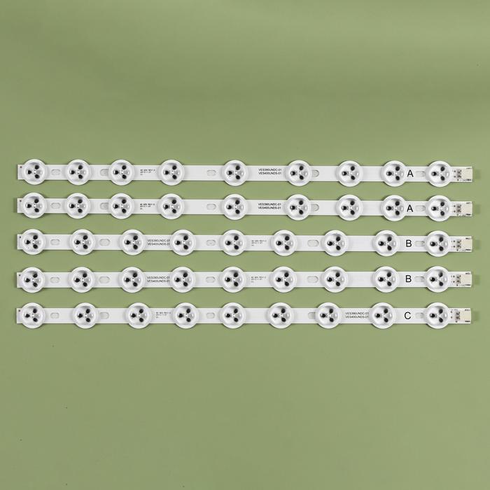 5pcs x LED Backlight Strip 40" NDV REV1.0 VES400UNDS /DC VES400UNDC-01 39FHD-CNOV LC-39LD145K 40L34
