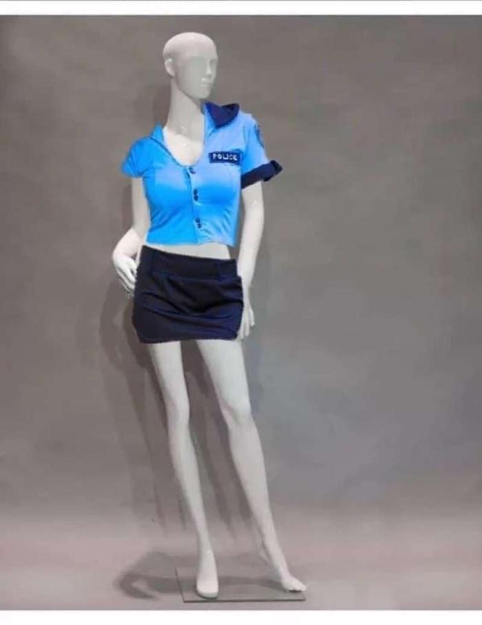 Baju Sexy Wanita Lingerie Kostum Seksi Cosplay PoLisi Baju Tidur set *