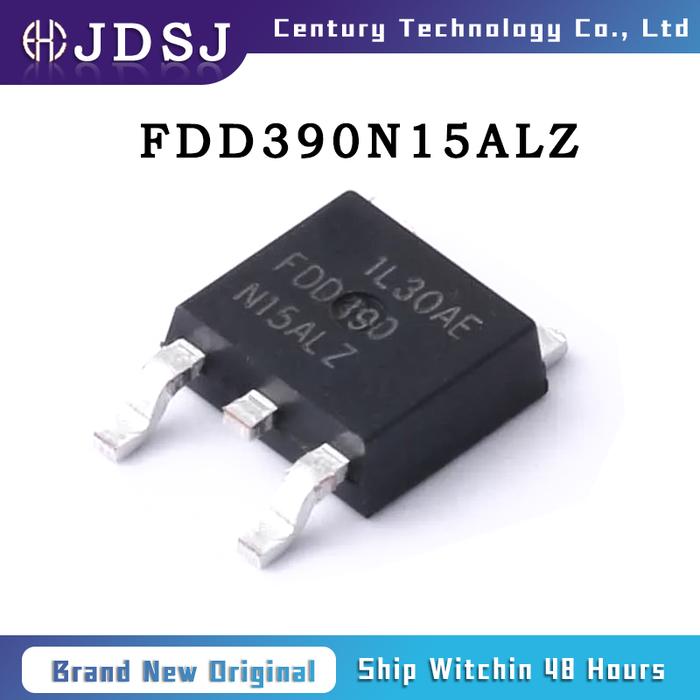 5PCS/10PCS/50PCS/100PCS FDD390N15ALZ MOSFET N-CH 150V 26A DPAK 100% IC Chip