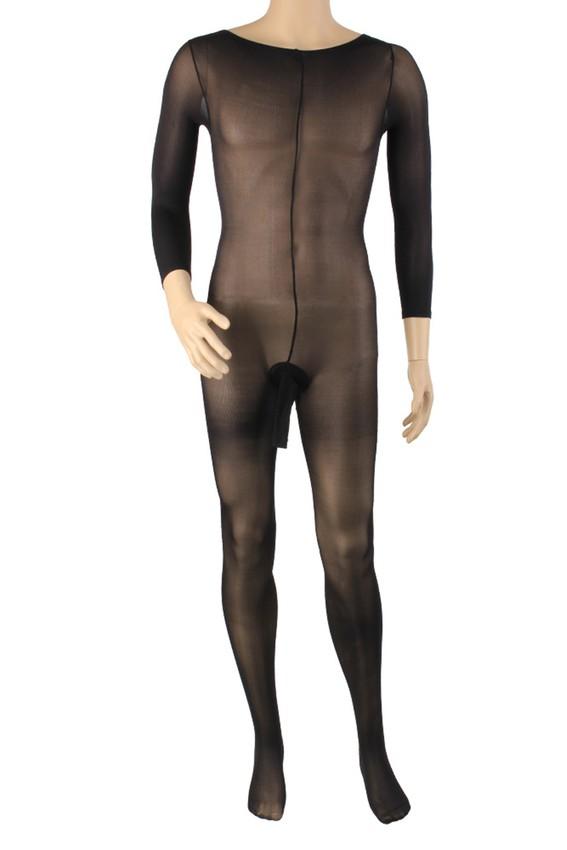 Spesial Produk Pilihan Body Stocking / Pantyhose Pria Warna Hitam Pasti Suka