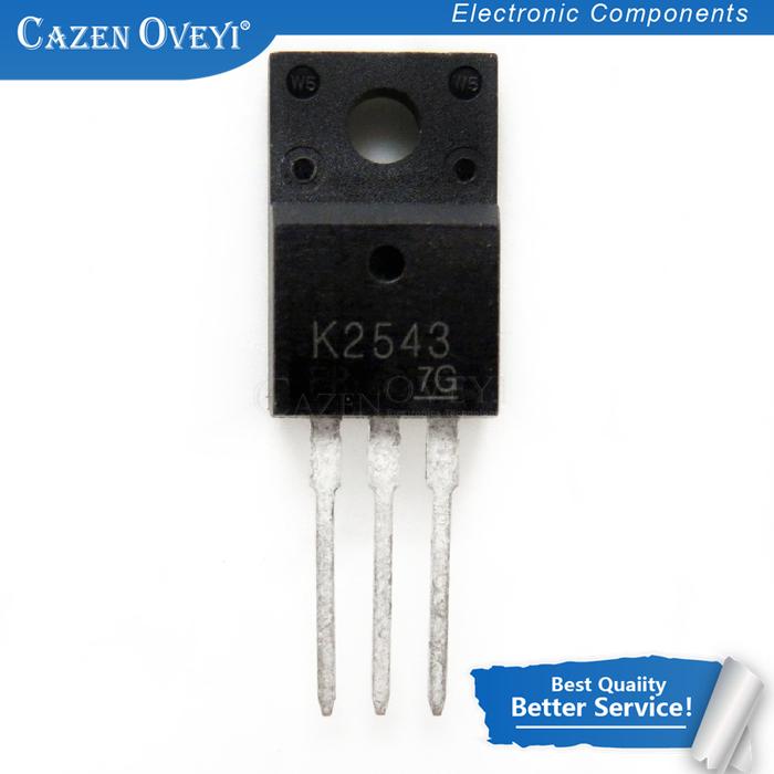 5pcs/lot 2SK2543 K2543 TO-220F 500V 8A In Stock