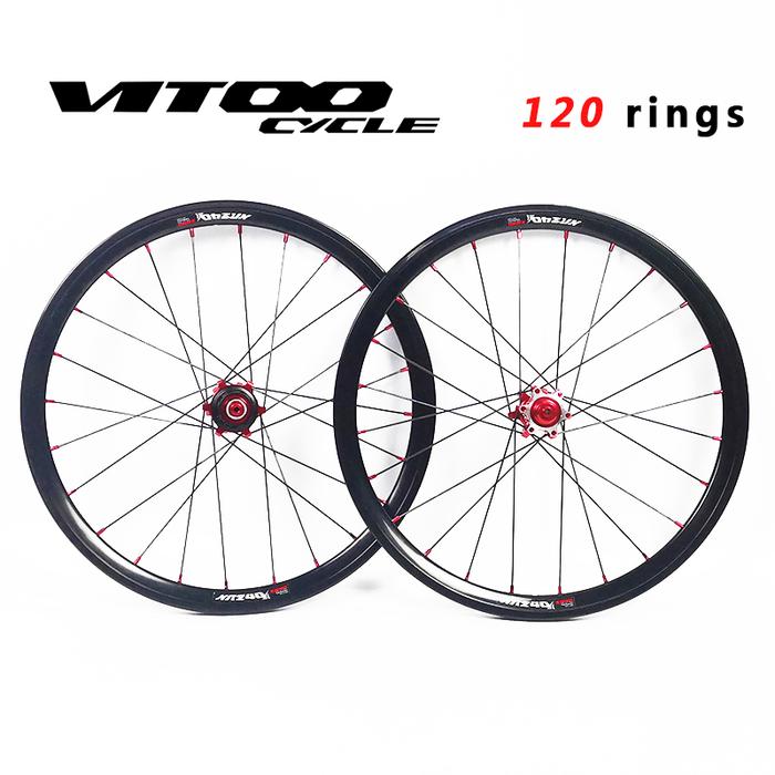 406/451 20-inch folding bicycle disc brake wheel setultra-light hub axle xr240 circle DT QR folding 