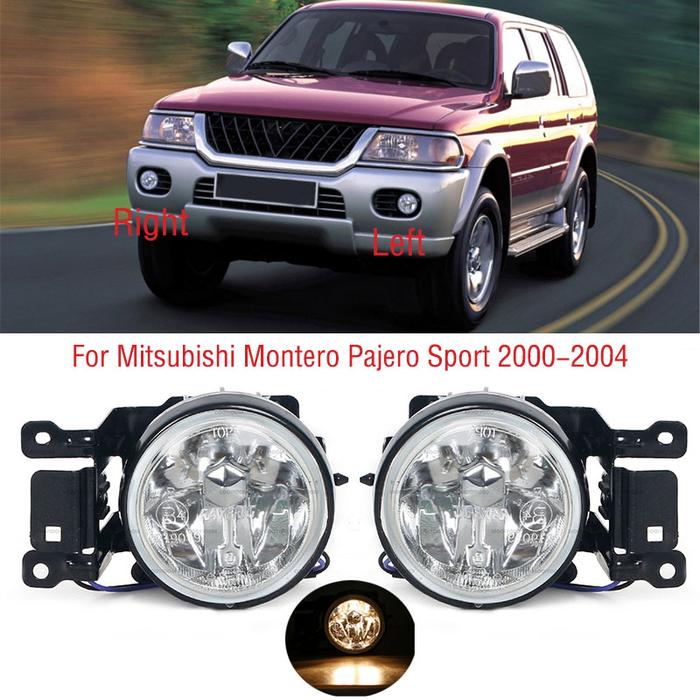 Foglight Foglamp  Mitsubishi Montero Pajero Sport 2000 2001 2002 2003 2004 Car Front Bumper Fog Ligh