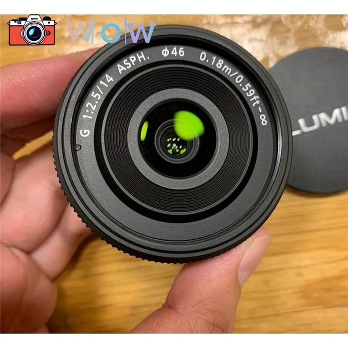 For Lumix G 14MM F/2.5 ASPH Lens Unit For Panasonic GF6 GM5 GF8 GF7 GM1 GH4 GH5 GX85 GF9 DMC-GF6 DMC