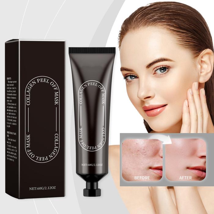 Collagen Reverse Volume Peel Off Face Mask Pack - Collagen Face Mask Hydrolyzed Collagen Skin Care F