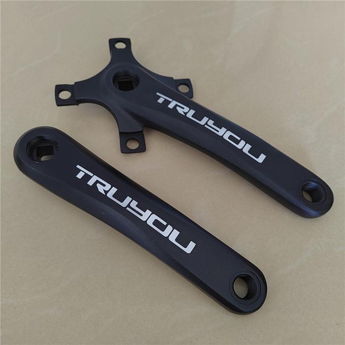 Crank MTB Mountain Bike 104BCD Square Hole Arm Single Double Chainrings Bicycle Part Crankset Lenght