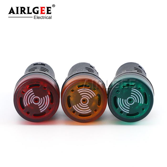 22mm/16mm AD16-22SM AD16-16SM Flash LED Alarm Indicator Light Signal Lamp LED Active Buzzer Beep Ind