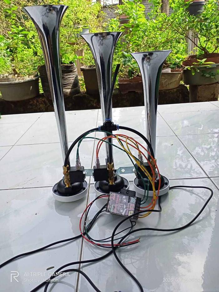 klakson telolet 3 corong 17 nada lagu basuri 12v&24v