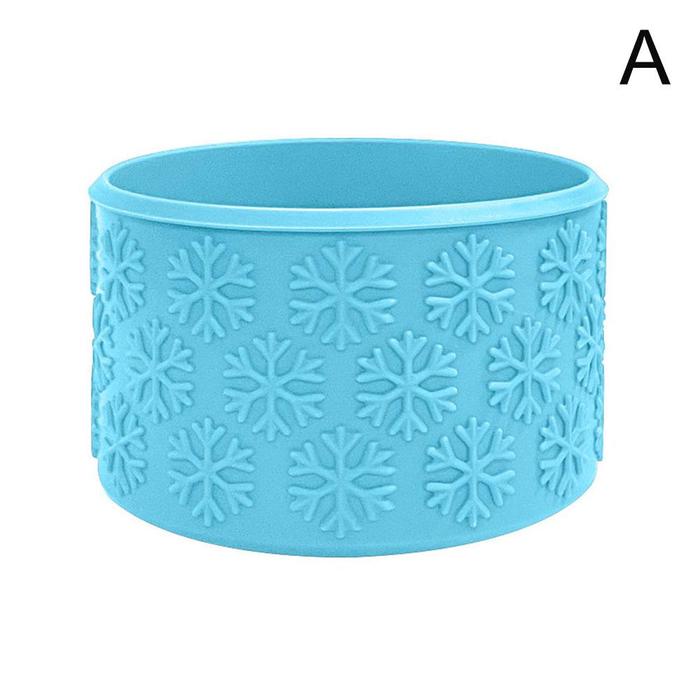 Xmas Snowlflake Silicone Tumbler Boot for stanley For Owala Christmas Gift Sports Tumbler Accessorie