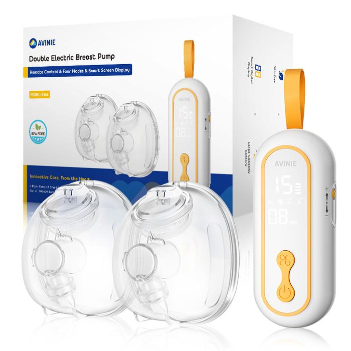 Dr.isla Double Pompa ASI Electric kendali jarak jauh 1100mah Handsfree Wireless Remote control breas