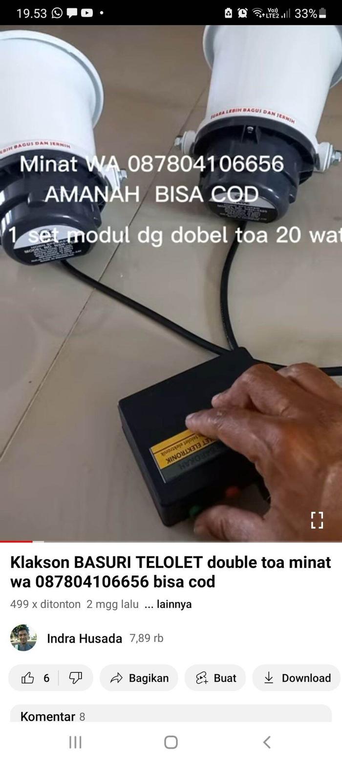Klakson BASURI v3 v4 V5  Modul saja