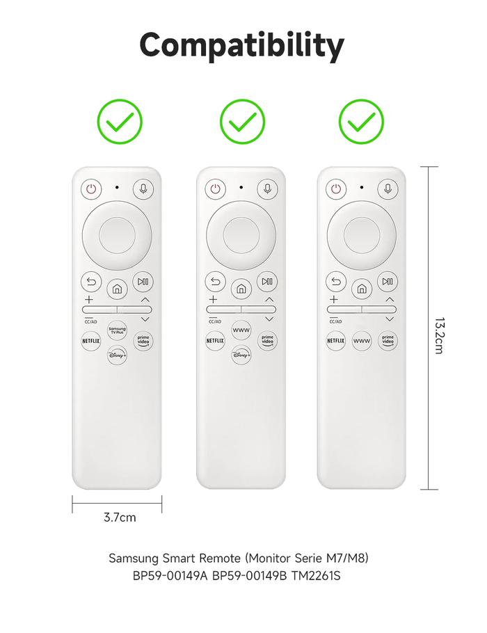 Silicone Remote Case for Samsung BP59-00149B TM2261S BP59-00149A TV Remote Cover Samsung Smart Remot
