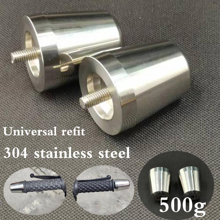for Moto Guzzi STELVIO V7 V9 AUDACE MGX21 CALIFORNIA Custom Universal stainless steel Handlebar Grip