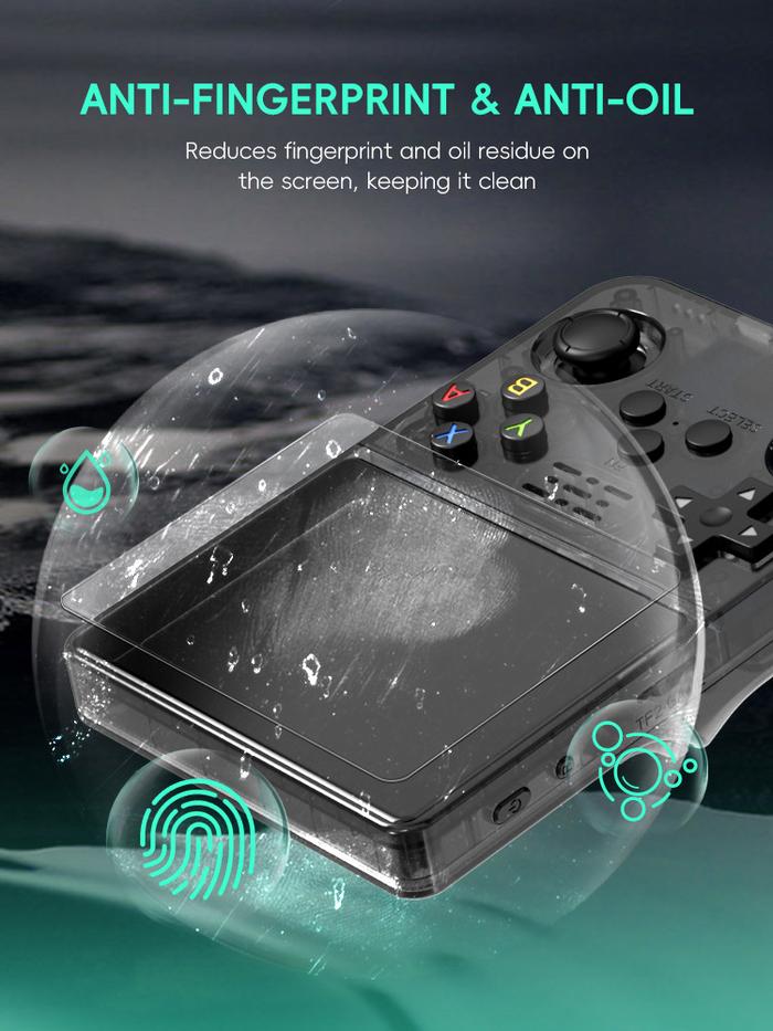 Glass+Bag for R36S/R35S Screen Protector Tempered Glass Film & Portable Storage Case R36S Console Pr